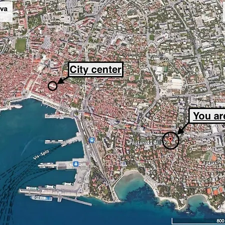 Stylish Oliva On Bacvice Near Old Town Διαμέρισμα *